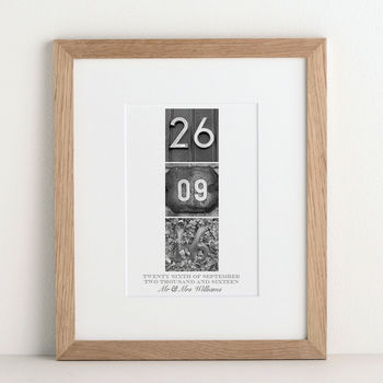 Personalised Date Art Print, 2 of 5