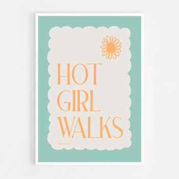 Hot Girl Walks Print, 8 of 8