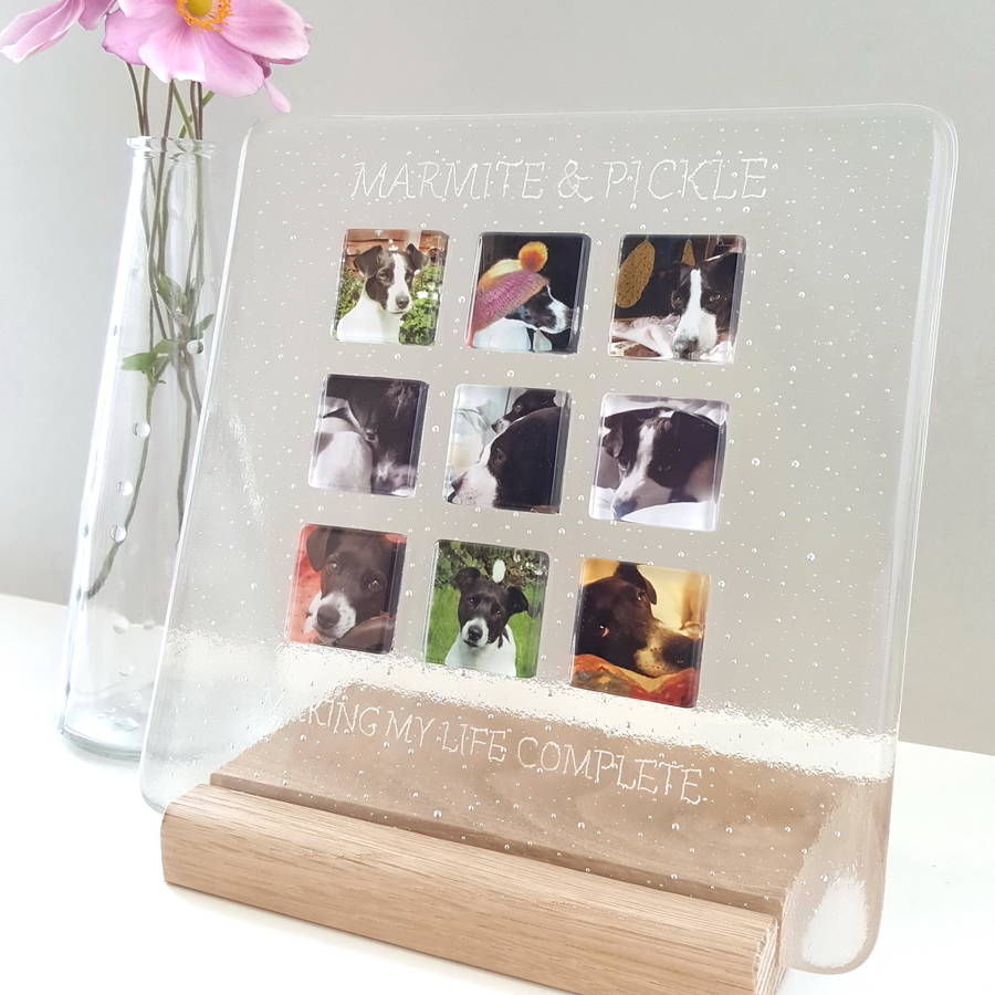 Brand Martasha Personalised Photo Gifts Personalised Pet Glass Photograph Display Frame