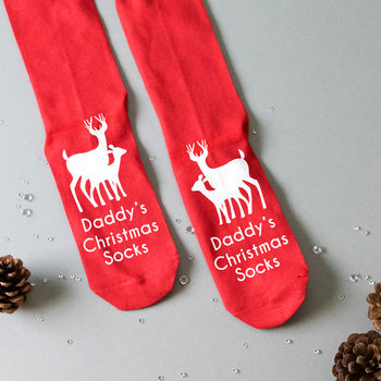 Personalised Christmas Socks 2017 Design, 4 of 4