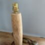Hand Turned Ash Wooden Table Or Bedside Lamp Base, thumbnail 1 of 3