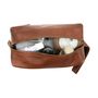 Personalised Leather Classic Wash Bag/Dopp Kit, thumbnail 3 of 8