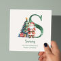 Personalised Initial Christmas Card, thumbnail 1 of 5