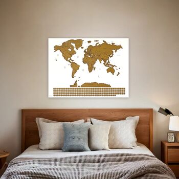 Scratch Map World With Flags Travel Gifts, 5 of 8