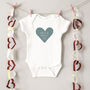 Personalised 1st Valentines Babygrow, thumbnail 3 of 5