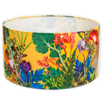 Bright Tropical Pattern Lampshade In Table Or Pendant, 4 of 4