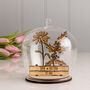 Personalised Birth Flower Glass Dome Decoration, thumbnail 2 of 8