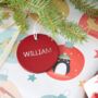 Reusable Christmas Leather Gift Tag, thumbnail 5 of 6