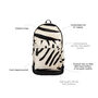 Classic Leather Backpack In Zebra Print Pony Hair, thumbnail 4 of 9