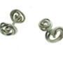 Sterling Silver Coil Cufflinks, thumbnail 2 of 6
