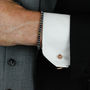 Rose Cufflinks – Rose Gold/Silver/Gold, thumbnail 4 of 9