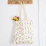 Tulip Print Tote Bag, thumbnail 1 of 2