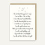 Do Not Stand At My Grave And Weep, Sympathy Card, thumbnail 1 of 2