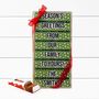 Season's Greetings Personalised Kinder Chocolate Christmas Gift, thumbnail 1 of 10