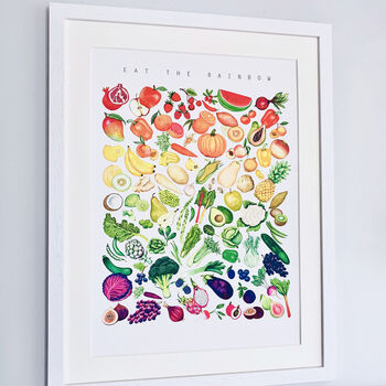 Fruits And Vegetables Illustrated Print, 5 of 7