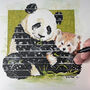 Panda Fleece Blanket, Red Panda Throw, thumbnail 6 of 10