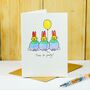 Personalised 'Bunny Birthday' Handmade Card, thumbnail 6 of 6