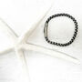 Grey Black Silver Titanium Steel Bracelet Gift For Him, thumbnail 5 of 5