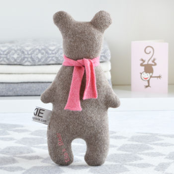 Personalised Knitted Bear, 3 of 4