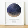 Personalised Star Map Print Birthday Gift, thumbnail 1 of 11