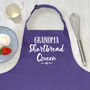 Grandma. Casserole Queen Personalised Apron, thumbnail 2 of 7