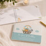 Christening Guest Book Baptism Memory Book Noahs Ark Animals, thumbnail 4 of 6