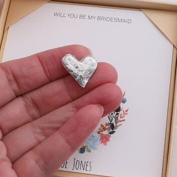 Handmade Personalised Bridesmaid Wedding Token Gift Box, 3 of 12