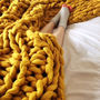 Digby Chunky Hand Knitted Throw, thumbnail 6 of 8