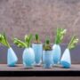 Evita Mouthblown Glass Vases With Feet, thumbnail 4 of 8