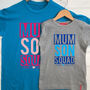 Personalised Mum And Son Squad T Shirt Set, thumbnail 2 of 8