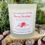 Personalised Sloth Christmas Teacher Candle Gift, thumbnail 1 of 10