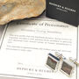 Dinosaur Coprolite Sterling Silver Cufflinks, thumbnail 4 of 5