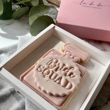 Bride Squad/Will You Be My Bridesmaid Letterbox Cookie, 7 of 12