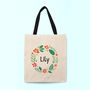 Personalised New Baby Linen Tote Bag, thumbnail 2 of 4