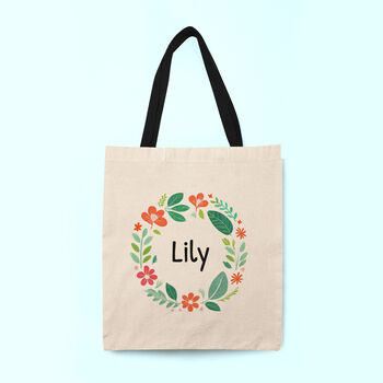 Personalised New Baby Linen Tote Bag, 2 of 4