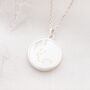 Mother Of Pearl Constellation Personalised Necklace, thumbnail 5 of 12
