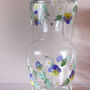 Hand Painted Pansie Bedside Carafe Set, thumbnail 2 of 6