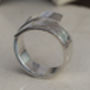Personalised Twisted Love Ring, thumbnail 2 of 6