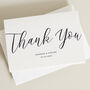 Simple Personalised Thank You Card, thumbnail 2 of 4