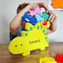 Personalised Name Wooden Stacking Dinosaur Toy, thumbnail 6 of 7