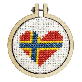 I Heart Orkney! Mini Matchbox Cross Stitch Kit, 4 of 5