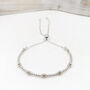 50th Birthday 9ct Gold And Silver Milestone Bracelet, thumbnail 5 of 11