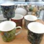 Set Of Six Palace Mugs In Assorted William Morris Designs, thumbnail 5 of 11