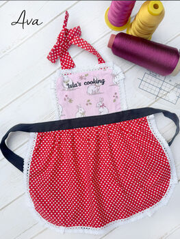 Personalised Aprons | Kids Apron For Toddlers And Girls, 3 of 12
