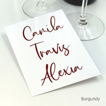 Custom Name Decals For Tambourines And Gift Bags, 8 of 12