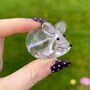 Handblown Glass Little Mouse, thumbnail 2 of 5