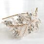Gold Crystal Side Headpiece, thumbnail 4 of 7
