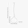 Grey Wash Rattan Pendant Ceiling Light, thumbnail 8 of 8