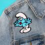 The Smurfs Jokey Smurf Sew On Patch, thumbnail 2 of 2