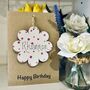 Personalised Daughter Birthday Card Flower Keepsake, thumbnail 5 of 7